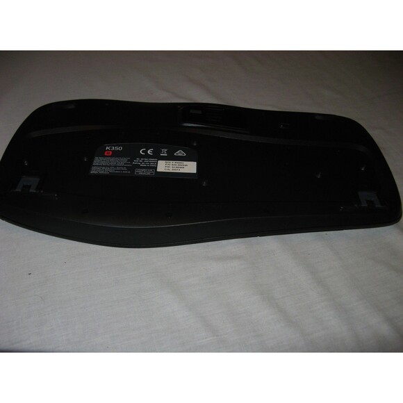 Logitech K350 Comfort Wave Ergonomic Wireless Keyboard With Dongle Tested Works - Picture 2 of 7